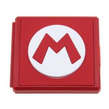 Game  Ard  Ase For Nintend For Swit H  Arrying Storage  Ase Box With 12 Slots-Mario Red M-90*95*20mm