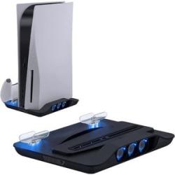 PS5 Controller Charger Charging Dock Station Mount With Fan