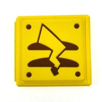Game  Ard  Ase For Nintend For Swit H  Arrying Storage  Ase Box With 12 Slots-Pikachu Tail-90*95*20mm