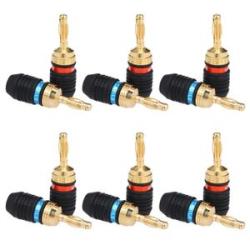 Banana Plug Red & Black Connector Speaker