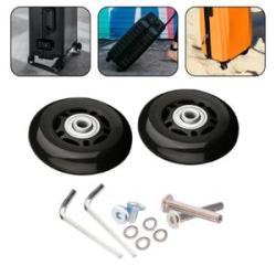 Set of 2 Luggage Suitcase Replacement Flexible Caster Mute