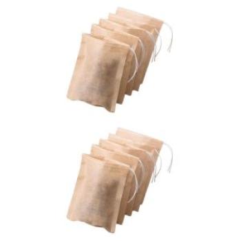 200 Pcs Empty Tea Filter Bags Loose Herbs Teabag with