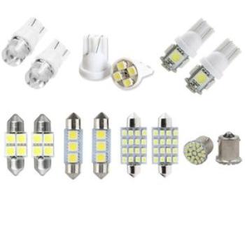 14X White LED Car Interior Inside Light Dome Trunk Map License Plate Lamp s
