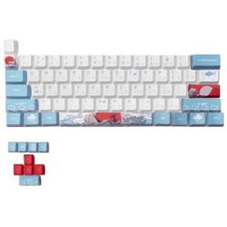 60% PBT Keycaps Set for MX Switches Mechanical Gaming Keyboard GK61 64 Coral Sea Japanese