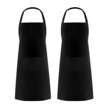 Set of 2 Large Kitchen Apron Comfortable Chef Bib for