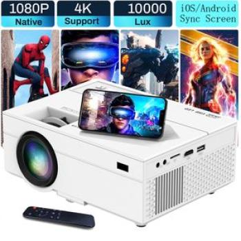 Mini Video Projector Multimedia Home Theater Movie Projector Upgraded PLUS