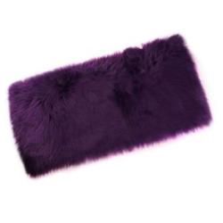 Modern Non Slip Area Rugs Fluffy  Living Room Carpets Purple