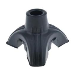 4X Tripod Rubber Tips Durable Anti Slip Walking Stick Crutch Base