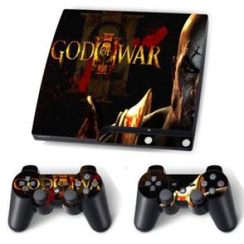 God of War Skin Sticker Decal for PS3 Slim PlayStation 3