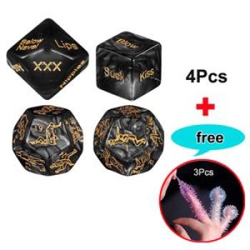 4Pcs/Set Sex Dice for Adult Couples Sex Games, Make the Perfect Couples Toys,for Warm up