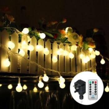 Tomshine 13M/42.7Ft 3.6W 100LED Globe String Light With