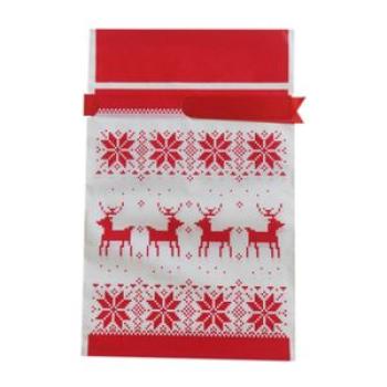 50x Christmas Drawstring Bags Wrap Presents Gift Pouches