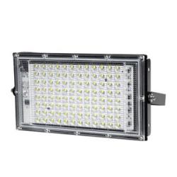 Waterproof LED Flood Light, 100W 96 Beads (Cool White)-Black