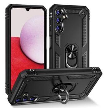 Case for Samsung Galaxy A14 5G Thick Armor Protection TPU+PC Hard Ring Car Cover