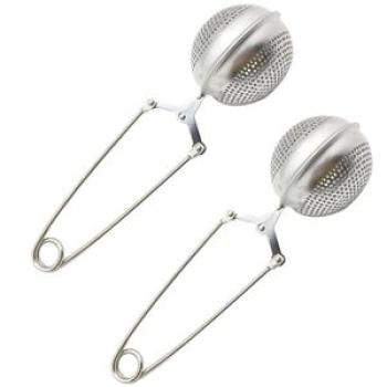 2x Handle Stainless Steel Tea Leaf Filter