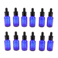 12pcs Empty Essential Oil Bottle Glass with Eye Droppers 5