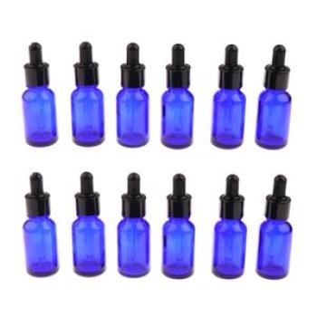 12pcs Empty Essential Oil Bottle Glass with Eye Droppers 5