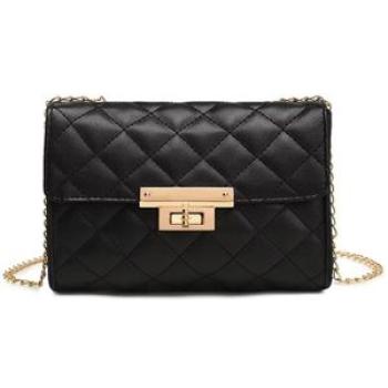 Portable Leather HandBags For Ladies Small Crossbody Bags Women Shoulder Bag Black