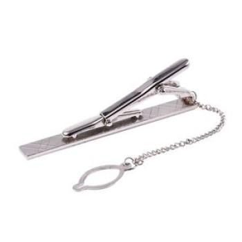 Mens Plain Silver Chrome Stainless Steel 6CM Standard Tie
