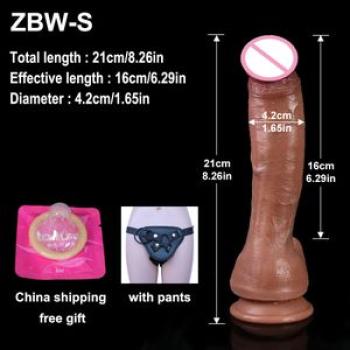 Sexy Huge Dildo Skin FeelingSoft Penis Female Vaginal Anal