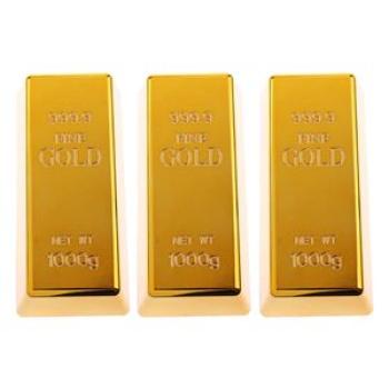 3x Solid Fake  Fine Gold  Prop Dress Decoration