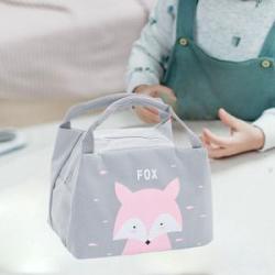 Cartoon Lunch Bag Waterproof Food Container Thermo Bag For Fox