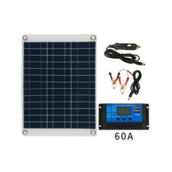 20W Solar Panel Kit 12V Charge Battery with 60A Controller
