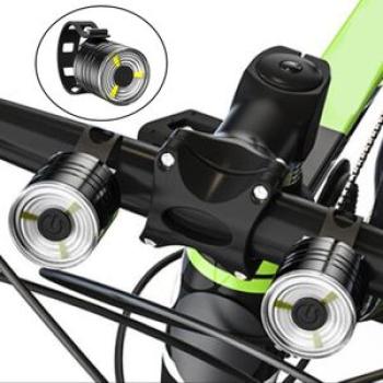Mountain  Bike Headlight Rear Warning Taillight LED White