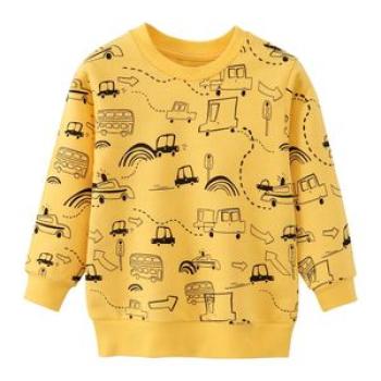 Boys and Girls sweater knitted terry cotton long sleeve cartoon sweater new autumn clothin