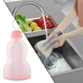 Silicone Milk Storage Bag  Milk Saver Breastfeeding 300ml Pink