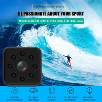 Quelima SQ23 Professional 30m Waterproof HD Night Vision 155° Wide-Angle Sport Camera Blue