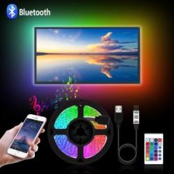 Bluetooth Phone App Control RGB LED Strip TV Backlight Desk