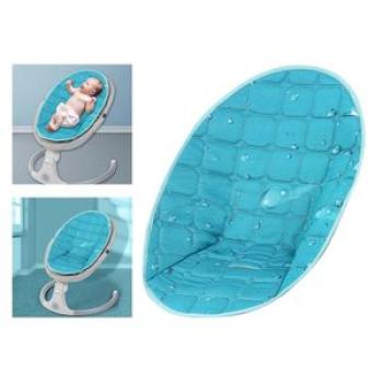 Electric Baby Bouncer Cushion Mat Breathable Blue