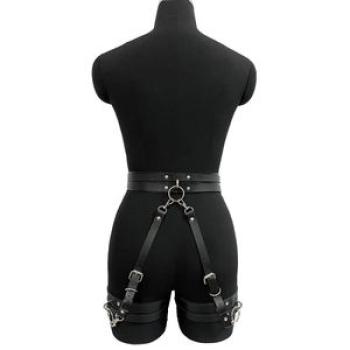 Sexy Bdsm Bondage Harness For Couple Leather Belt
