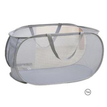 Mesh Laundry Storage Basket Portable Outdoor Fitness Storage