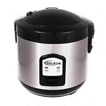 2.2 Litres - 900W - Rice Cooker - 3 Pin Plug - Silver/Black