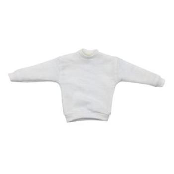 1/6 Scale Mens Sweater Sweatshirt Hoodies For Hot Toys 12 Inch White