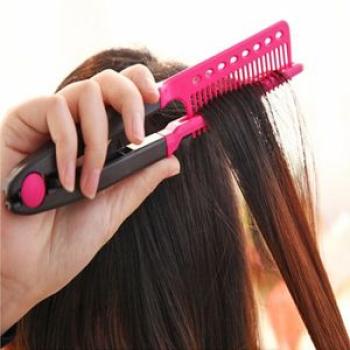 Comb Portable HOT ITEM! DIY Salon Flat Iron Hair