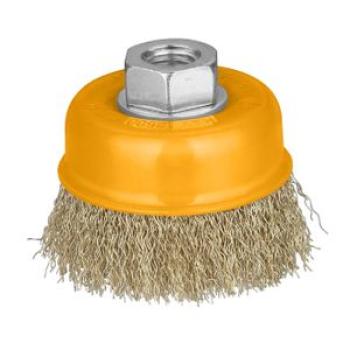 WB10751 Wire Cup Brush - 75mm - Yellow