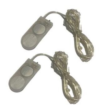 2Pcs Fairy Christmas LED String Lights Battery-Warm White