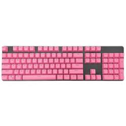 104Pcs/Set PBT Universal Backlit Key Cap Keycaps For Cherry Mechanical Keyboard-Pink