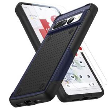 Google Pixel 7 Pro Case, Hybrid Hard PC Soft TPU Case