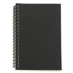 Retro Kraft Coil Sketch Sketchbooks Blank Notebook Notebook School StationeryBlack and White
