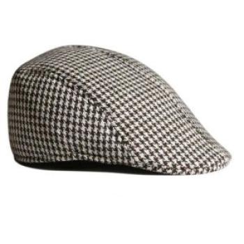 2x Unisex Mens Womens Flat Driver  Houndstooth Newsboy Cabbie   Beret