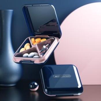 Medication Organizer Pocket Travel Tablet Capsule Case