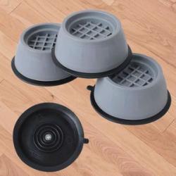 4PCs Floor Mat Protectors Washing Machine Anti Vibration Feet Pads Non