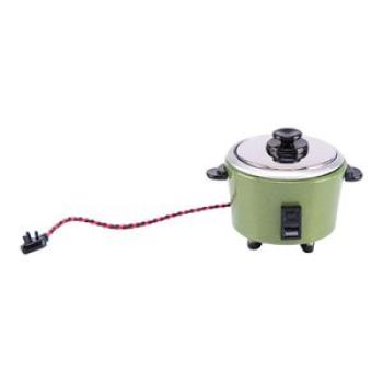 1/12 Mini Dollhouse Rice Cooker Model Photographic Green