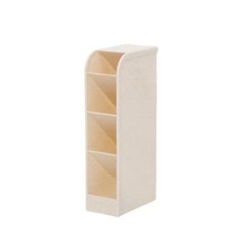 Desk Shelf Organizers Stationary Tidy Rack High Capacity For Beige