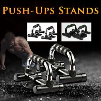 Muscle Push Up Bar Sports Fitness Stands Training Handle Body Shape Home Silver