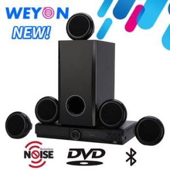 5.1 Channel Bluetooth Speaker Home Theater - 300W - Black